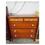 EARLY EMPIRE STYLE 5 DRAWER HIGH CHEST