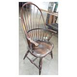 EARLY PLANK SEAT ROCKING CHAIR