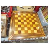 FANCY INLAID CHESS BOARD