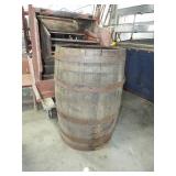 OPEN TOP WOOD KEG