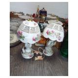 DECORATED CHINA LAMPS