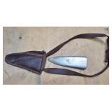 TOBACCO SPEAR AND LEATHER POUCH TOBACCO SPEAR AND LEATHER POUCH