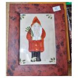 FOLKART SANTA PICTURE FOLKART SANTA PICTURE