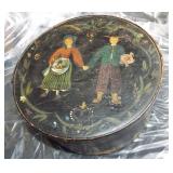 FOLKART ROUND KITCHEN BOX FOLKART ROUND KITCHEN BOX