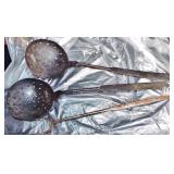 HAND WROUGHT STRAINERS AND FORK