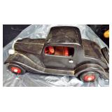 ANTIQUE WOOD TOY CAR