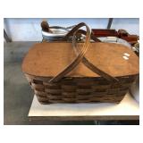 SPLIT OAK PICNIC BASKET