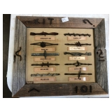 BARBED WIRE SAMPLE BOARD BARBED WIRE SAMPLE BOARD