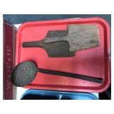 STRAINER AND BUTTER PADDLES