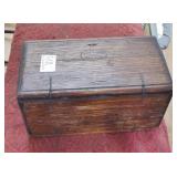 SMALL 4 FOLD OAK BOX SMALL 4 FOLD OAK BOX