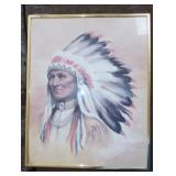 INDIAN CHIEF PRINT INDIAN CHIEF PRINT