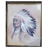 INDIAN CHIEF PRINT