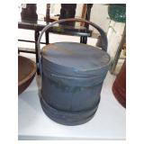 BLUE PAINTED FIRKIN BLUE PAINTED FIRKIN