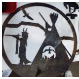 WESTERN STYLE METAL ART