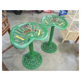 UNUSUAL CAST IRON IMPLAMENT STOOLS UNUSUAL CAST IRON IMPLAMENT STOOLS