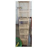 WICKER CURIOR SHELF WICKER CURIOR SHELF
