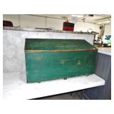 GREEN PAINTED DOVETAIL CHEST