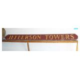 LARGE WOOD RETRO SIGN LARGE WOOD RETRO SIGN