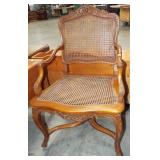 CANE SEAT & BACK ARM CHAIR