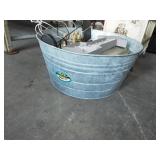 RETRO GALVANIZED WASH TUB