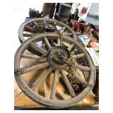 WOOD WAGON WHEELS