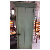 Chimney Cupboard in Green Paint signed & dated inside with Bill of Sale from 1999 Chimney Cupboard in Green Paint signed & dated inside with Bill of Sale from 1999