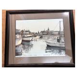 "City Dock, Annapolis" 190/950 by Paul DeRemingis Jr. signed & numbered. 