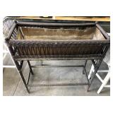 ANTIQUES WICKER FERNERY ANTIQUES WICKER FERNERY