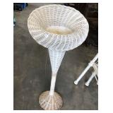WICKER TRUMPET STYLE FERNERY WICKER TRUMPET STYLE FERNERY