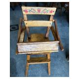 SMALL DECORATED HIGH CHAIR