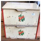 RETRO TIN KITCHEN BIN