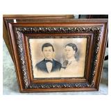 VICTORIAN PORTRAIT GILDED FRAME