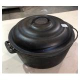 CAST IRON DUTCH OVEN AND LID