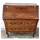 LADIES SLANT FRONT 2 DRAWER DESK LADIES SLANT FRONT 2 DRAWER DESK
