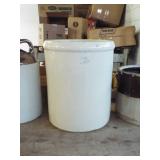 LARGE STONEWARE PICKLING CROCK LARGE STONEWARE PICKLING CROCK