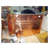 POLISHED COPPER WASH BOILER