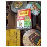 ASSORTED ADVERTISING TINS