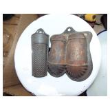 TOLEWARE GRATER AND MATCH HOLDER TOLEWARE GRATER AND MATCH HOLDER