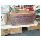 WOOD ADVERTISING BOX WOOD ADVERTISING BOX