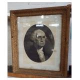 GEORGE WASHINGTON IN GILDED FRAME