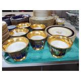 FRENCH DECORATED DINNERWARE