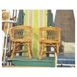 CHILD SIZE WICKER CHAIRS