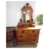 COTTAGE DRESSER WITH MIRROR COTTAGE DRESSER WITH MIRROR