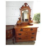 COTTAGE DRESSER WITH MIRROR