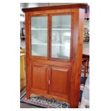 RAISED PANEL CORNER CUPBOARD