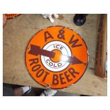 TIN ROOT BEER SIGN TIN ROOT BEER SIGN