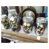 JARS OF BUTTONS JARS OF BUTTONS
