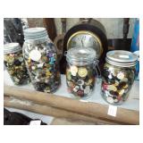 JARS OF BUTTONS