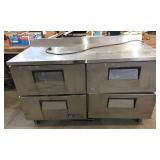 Stainless Steel True 4-Drawer Cooler Stainless Steel True 4-Drawer Cooler