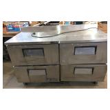 Stainless Steel True 4-Drawer Cooler